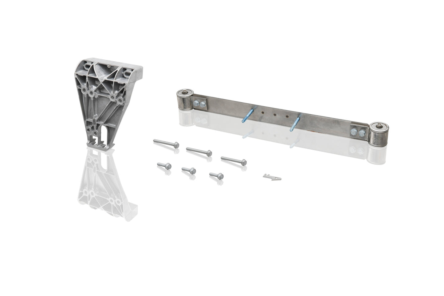 Installation set for sports exhaust system