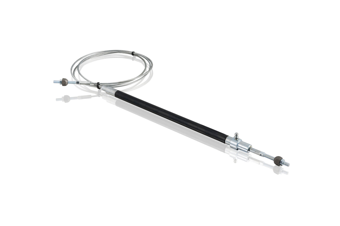Clutch cable with lubricating nipple