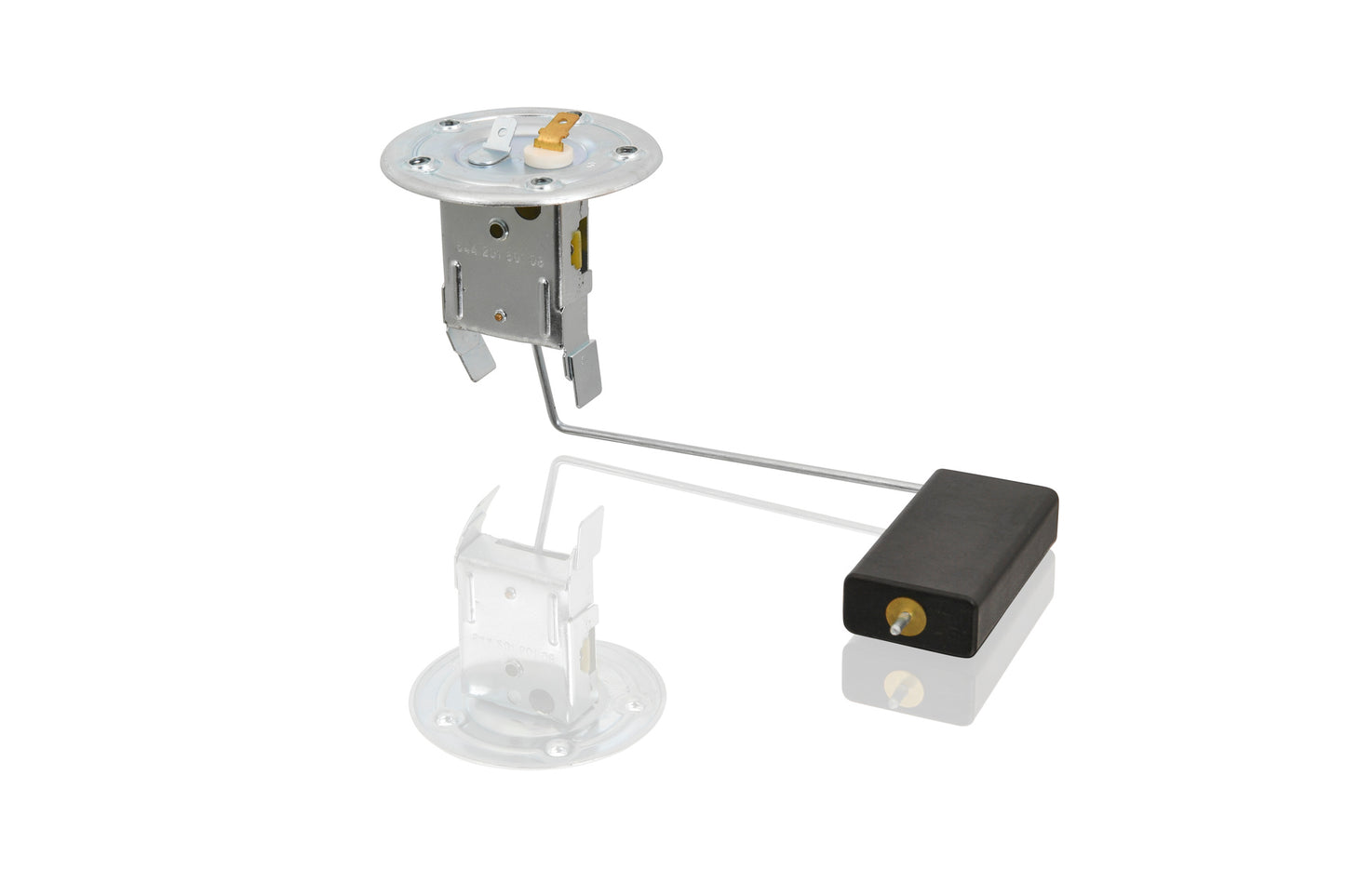 Tank level sensor for fuel tank with tank level sensor opening at the top