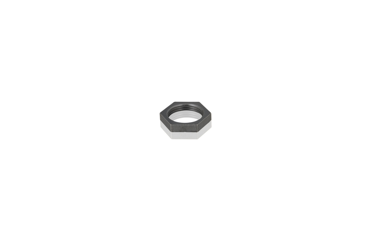Locking nut on hand brake cable