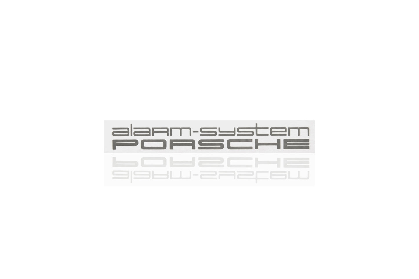 Adhesive label “alarm system”