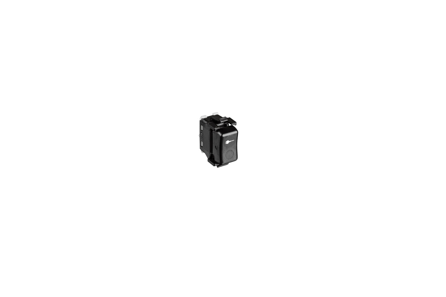Rocker switch for door lock, Satin Black