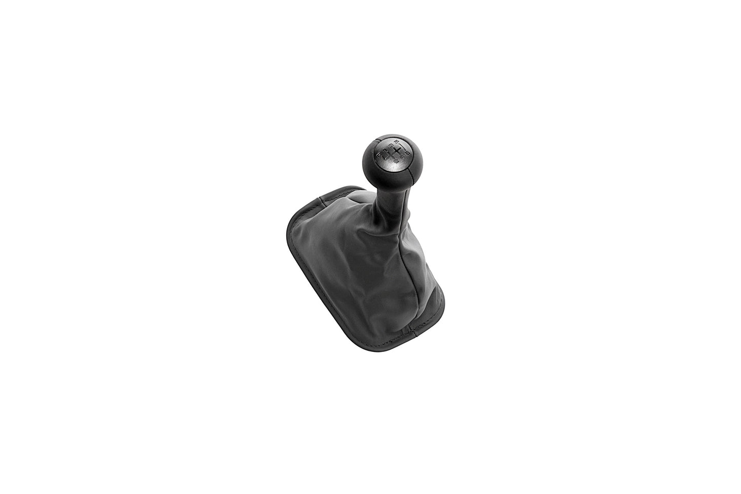 Leather gear knob, Black