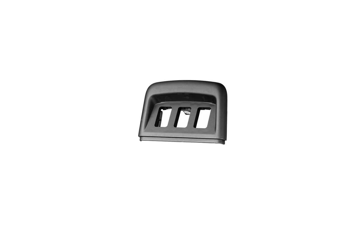 Upper trim, Black, for centre console