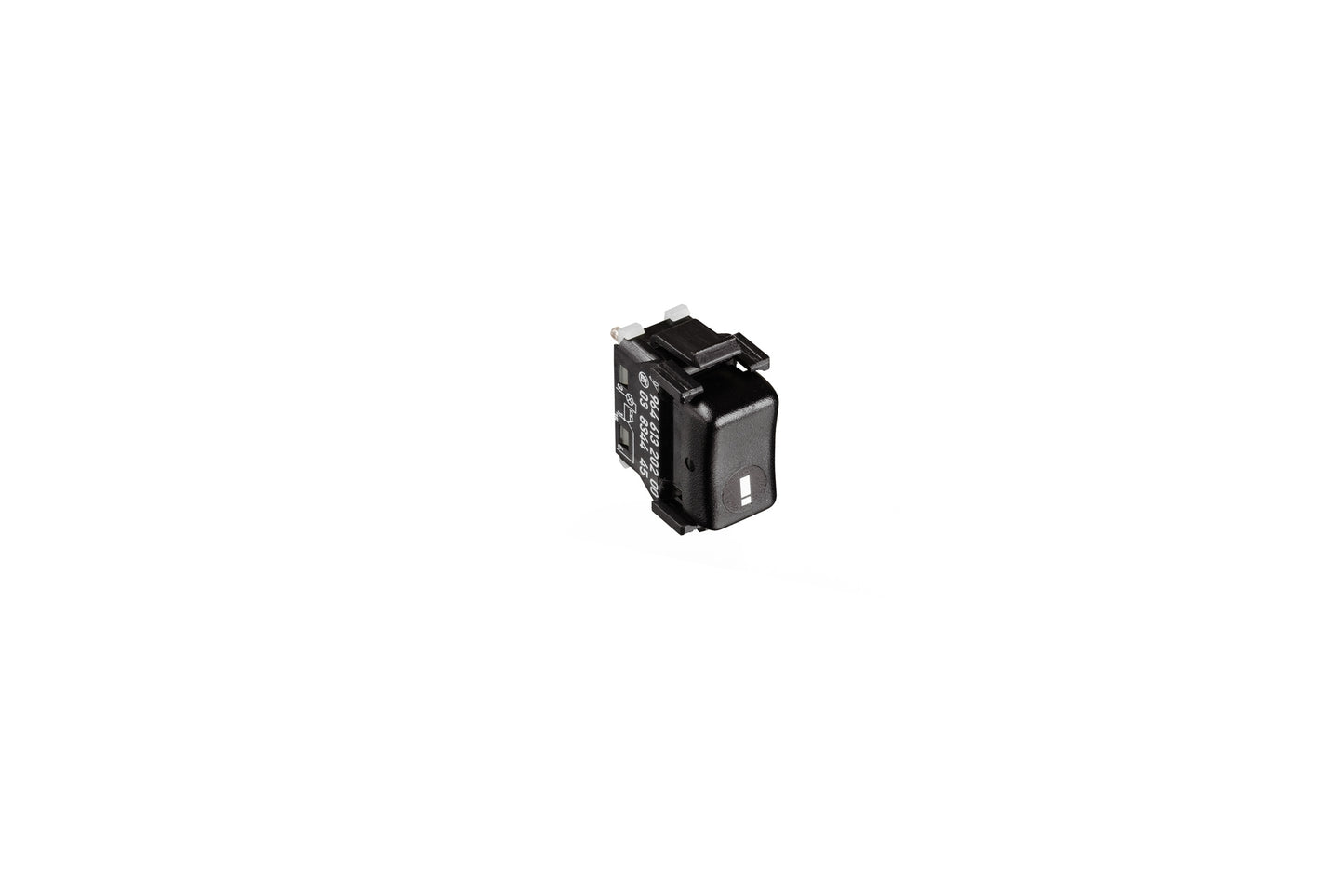 Rocker switch for central indicator, Satin Black