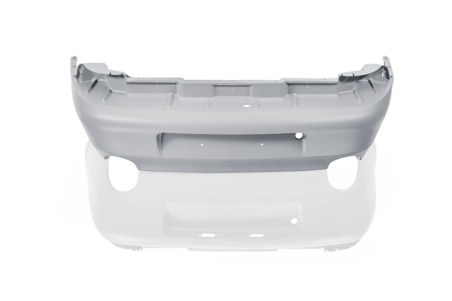 Bumper cover, rear, primed