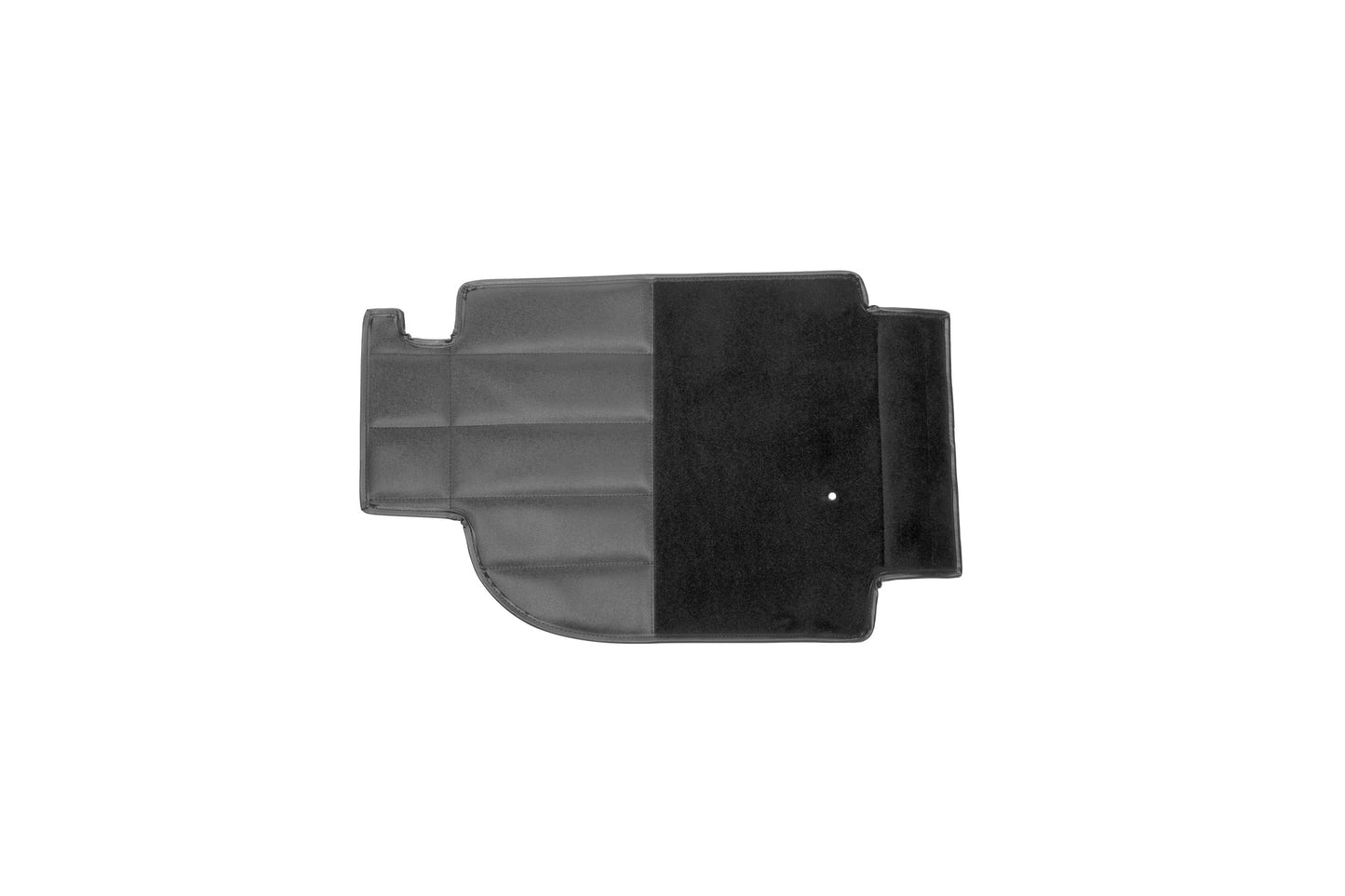 Floor cover, carpet, for footwell, front left, Black