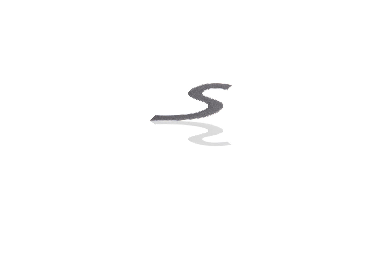 “S” lettering, Steel Grey