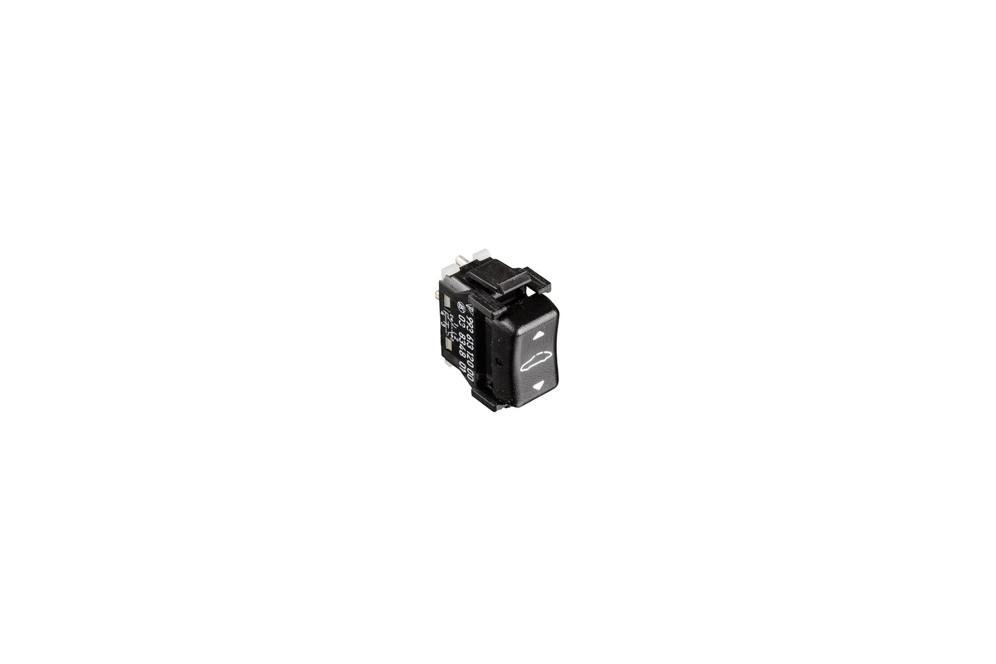 Switch for electric sliding roof control on centre console, Satin Black (Targa)