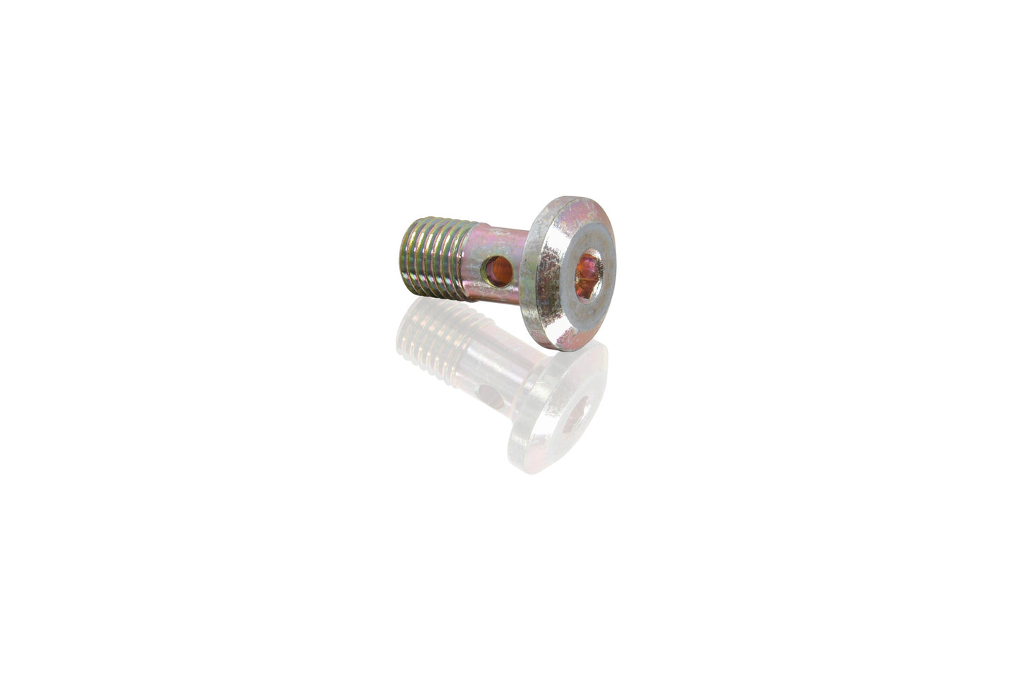 Banjo bolt for fastening the return line