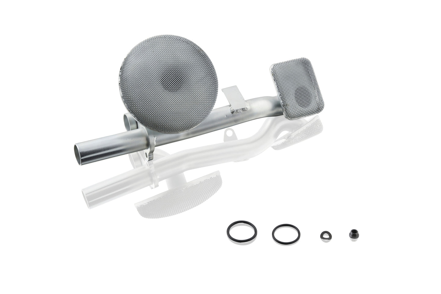 Oil intake pipe with mounting kit