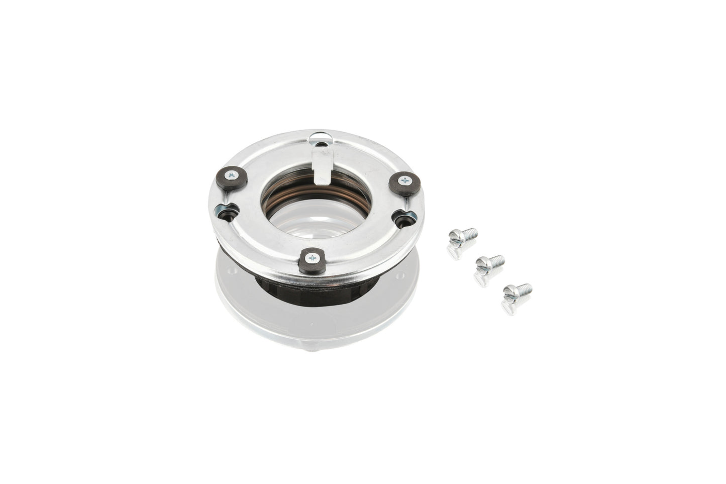 Contact unit for horn on sports steering wheel