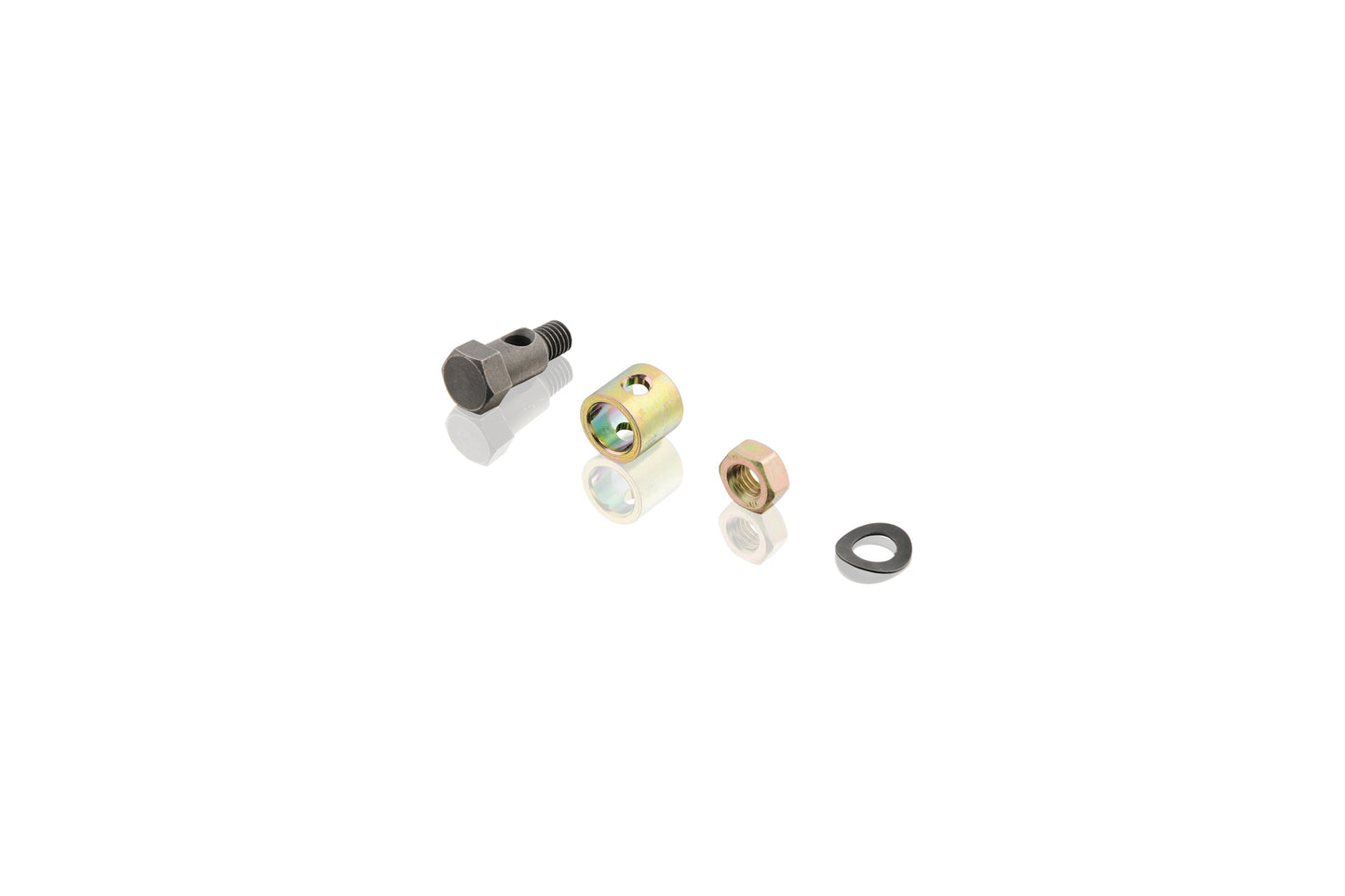 Clamping sleeves for heating wiring, set