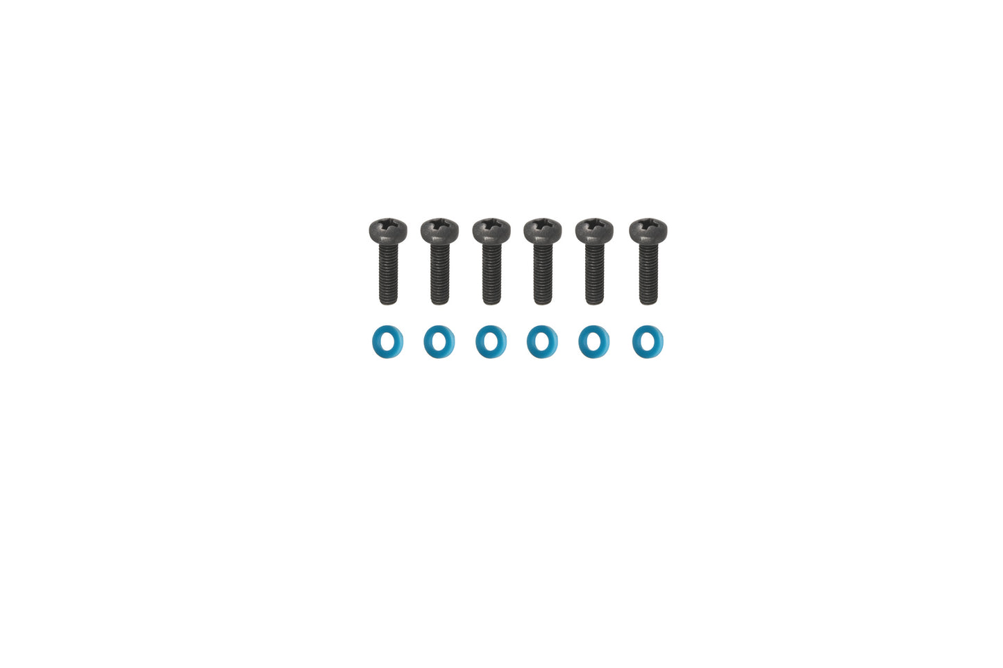 Set of fixing screws, Black