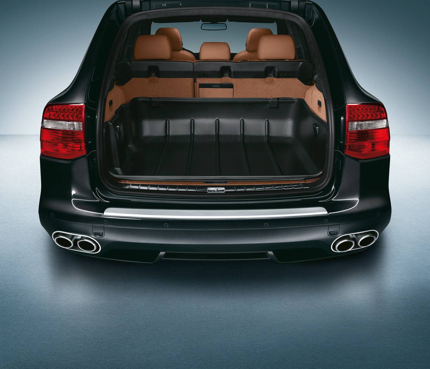 Luggage compartment liner, high
