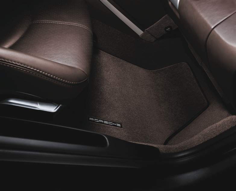 Floor mats with Nubuk surround (2 piece set)
