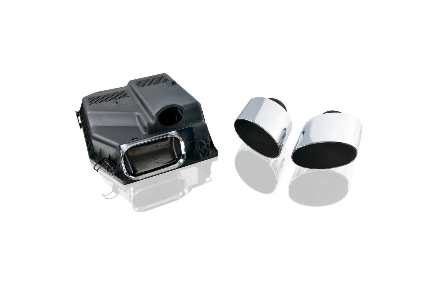 Exhaust optic sound package