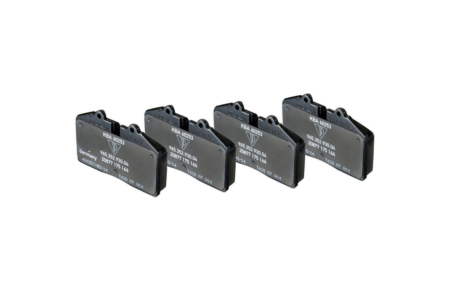 Brake pad repair set
