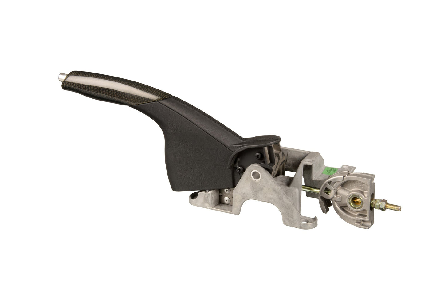 Hand brake lever, carbon/leather, Black