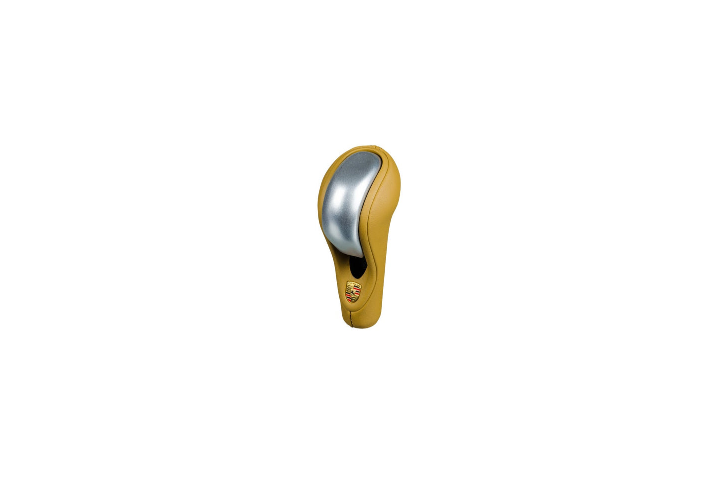 Tiptronic selector lever, aluminium/leather, Savanna Beige