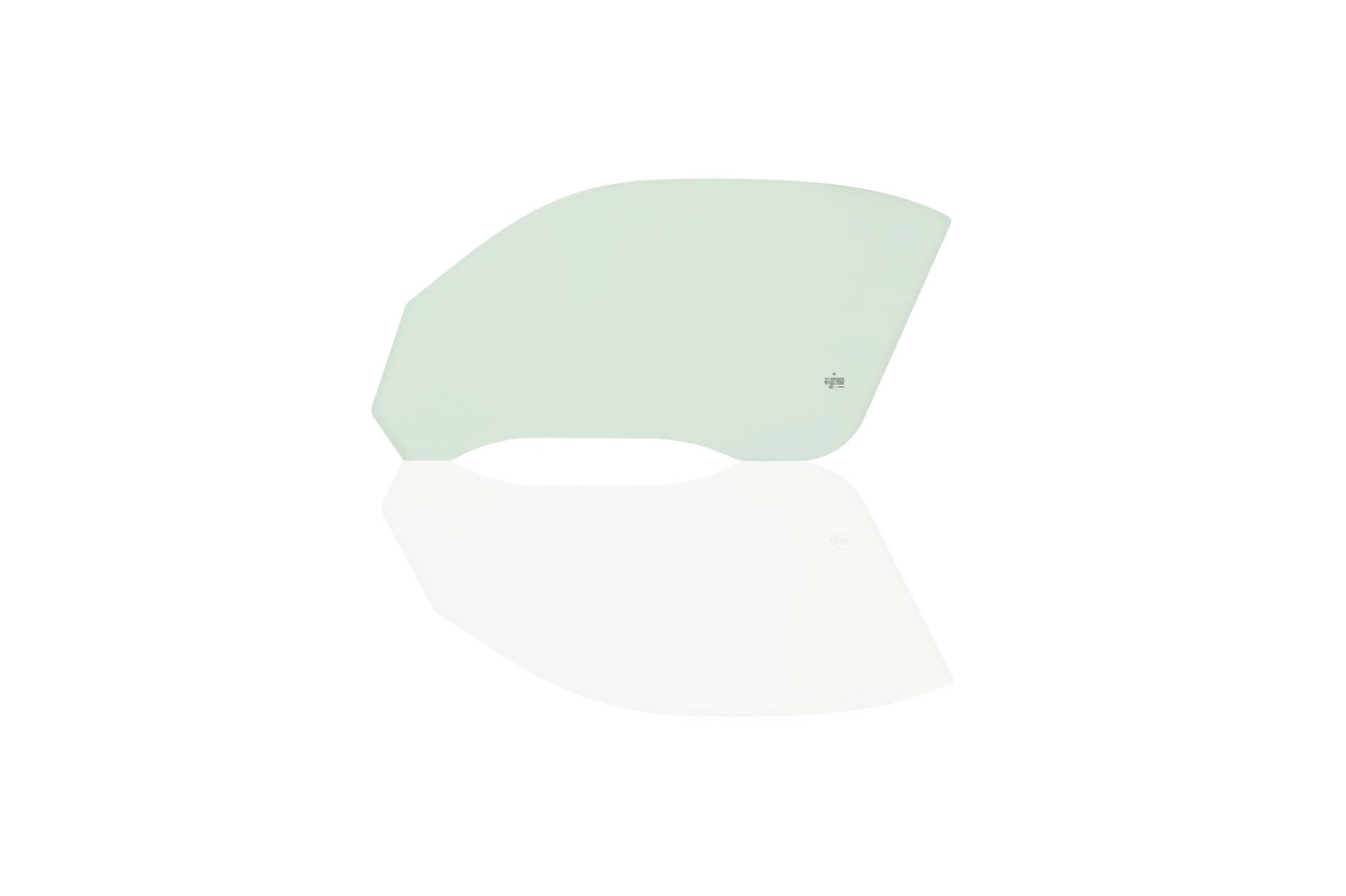 Door window pane, cabriolet