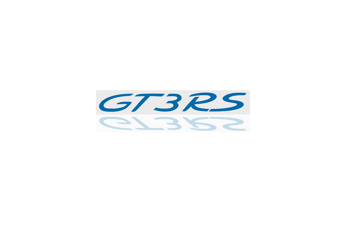 “GT3 RS” lettering, Riviera Blue