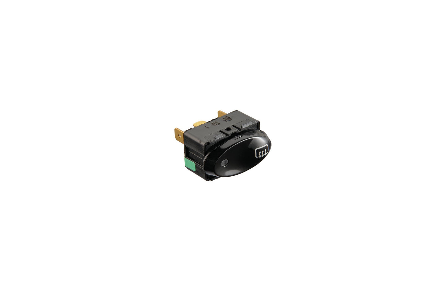 Tip switch for rear window and exterior mirror heating