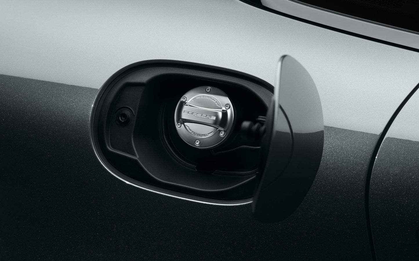 Tank cap in Aluminium Look