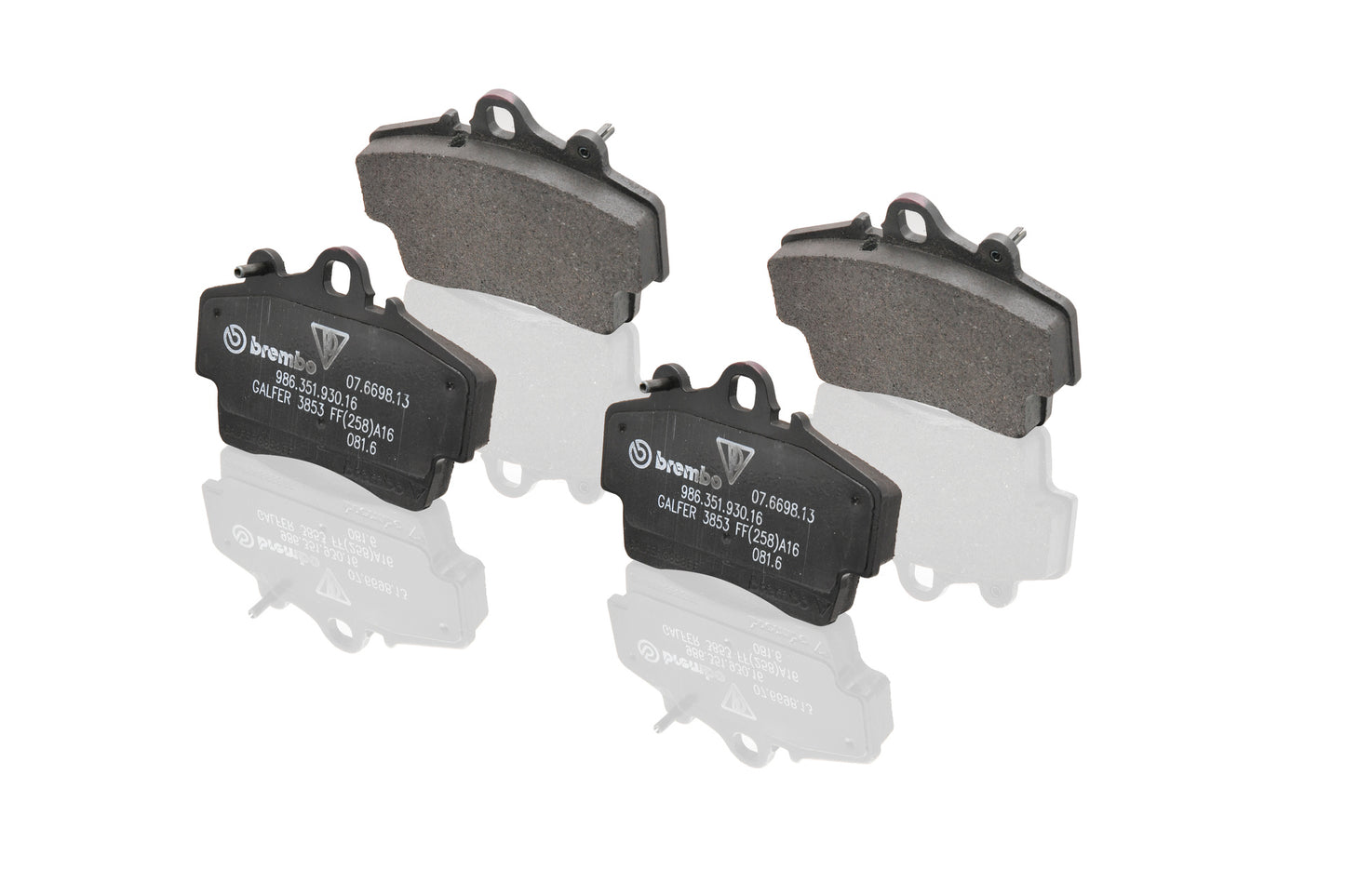 Brake pad repair set