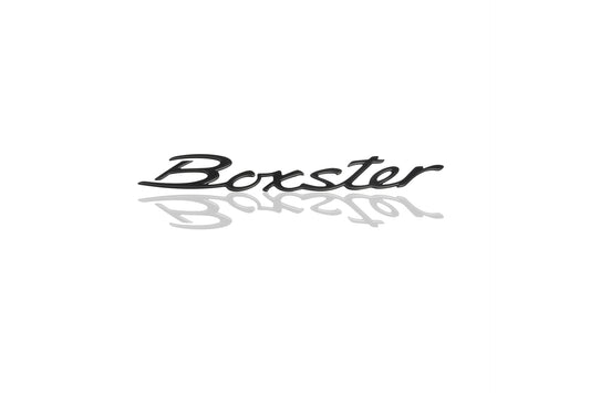 “Boxster” logo, Rally Black