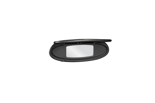 Mirror housing for sun visor without light, Satin Black