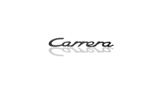 “Carrera” lettering, Rally Black