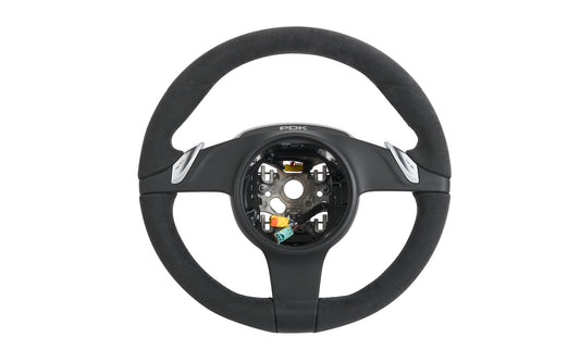 Alcantara steering wheel, padded