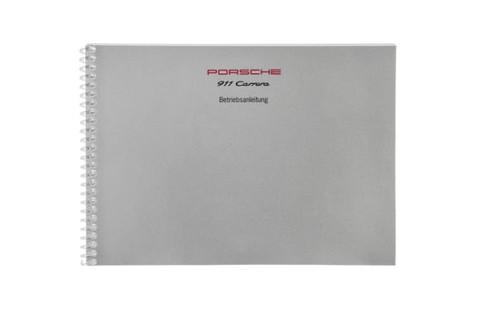 Driver’s manual for 911 Carrera 2–4 (DE) – MY 1995